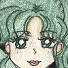 I love the way her face came out here!  I still think it is hard to recognize them when they are "colorized" like this, though.
