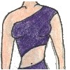 I believe this dress was insipred by something Toni Braxton wore, either in 1997 or 1998.