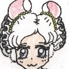 I wanted Iron Mouse to have a elegant white dress...well...I couldn't quite think of one on my own...