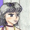 I think her arm is a little funky, and her face isn't quite Naoko-like, but I really like this picture otherwise.  Very daring for Saturn-hime.