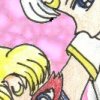 I knew I wanted to draw Minako and human Artemis for the best friends contest I was entering, but it was only after I had drawn the preliminary sketch that I was inspired to make it Sailor V.  I think they look so cute together!